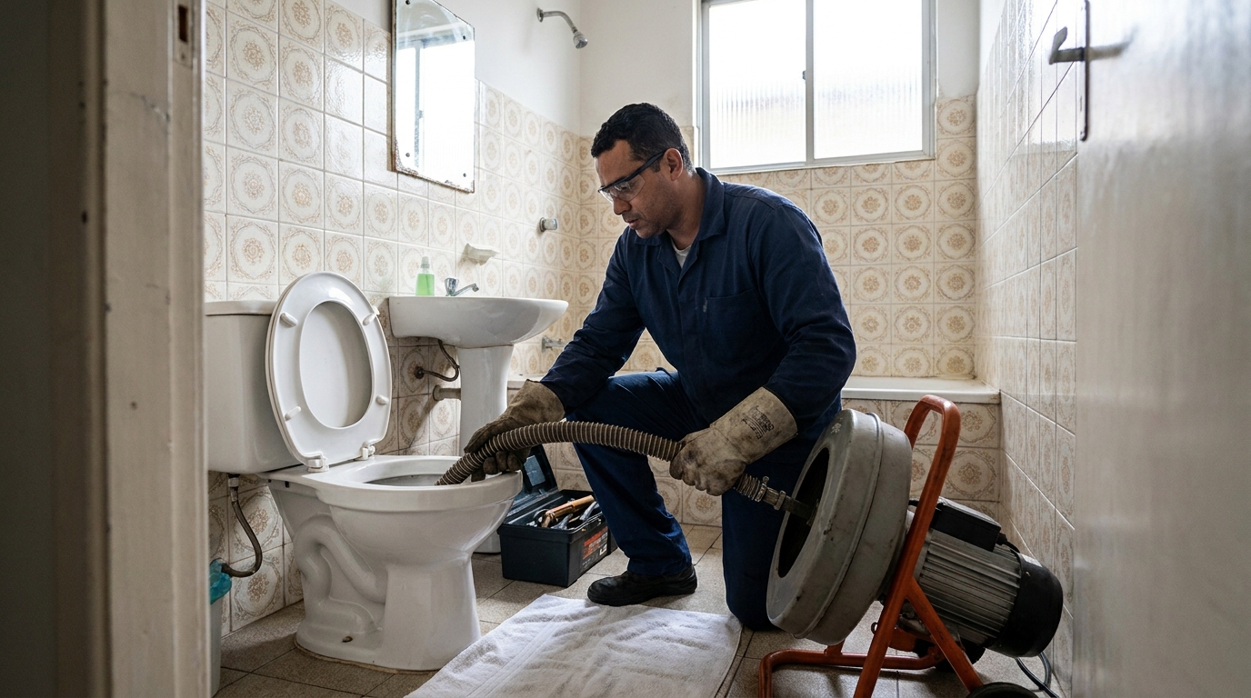 Desentupimento de vaso em Rio Verde‑GO